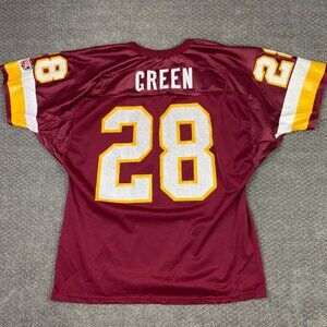 Vintage Darrell Green Washington Redskins Football Jersey Wilsion Men's XL Nylon